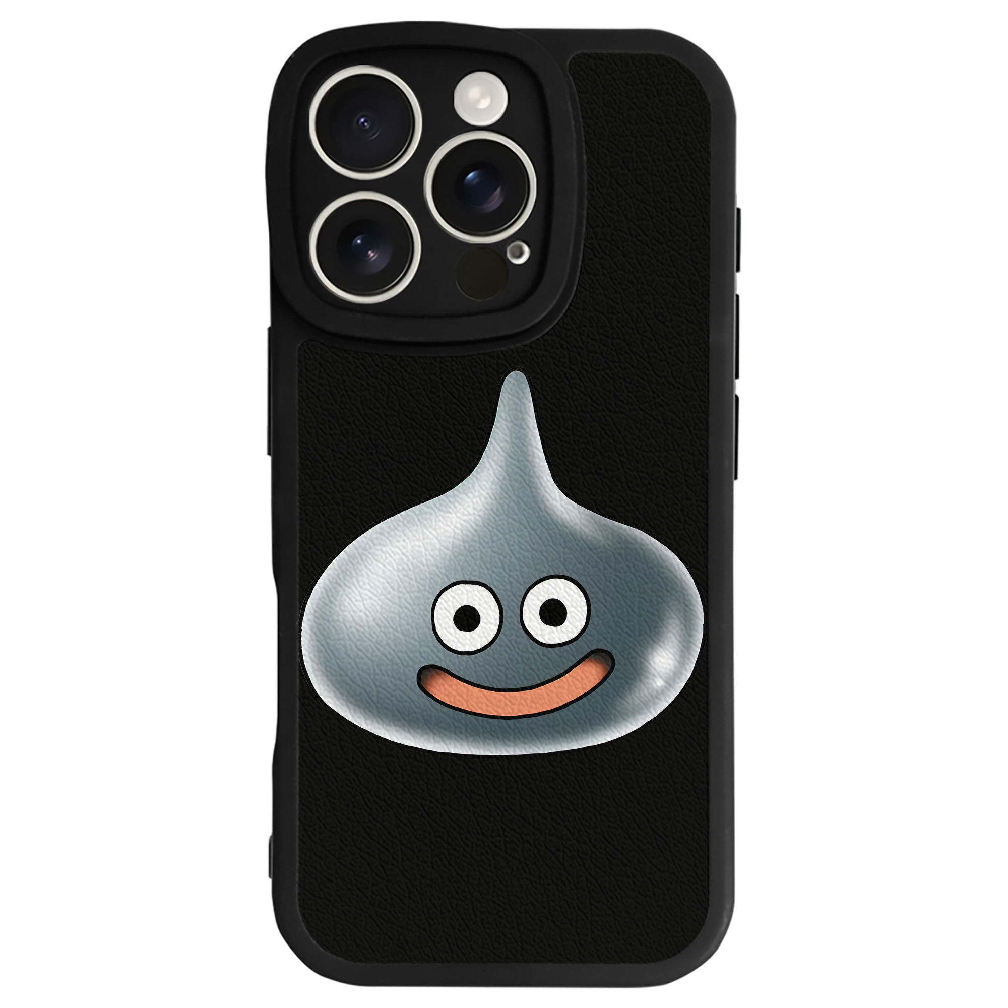 （画像用） ドラゴンクエスト Doragon Kuesuto Dragon Quest 【iPhone 16シリーズ対応】シリコンスマホケース（レザー調） 材質：シリコン